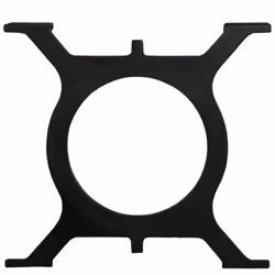 vidaXL 2x Coffee Table Legs O-Frame Cast Iron Industrial Bench Desk Support - Additional view 4