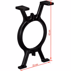 vidaXL 2x Bench Legs O-Frame Cast Iron Industrial Dining Table Desk Support - Additional view 9