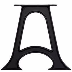 vidaXL 2x Coffee Table Legs with Arched Base A-Frame Cast Iron Desk Support - Additional view 4