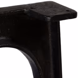 vidaXL 2x Coffee Table Legs with Arched Base A-Frame Cast Iron Desk Support - Additional view 6