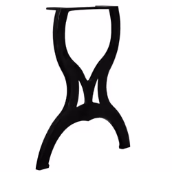 vidaXL 2x Dining Table Legs X-Frame Cast Iron Industrial Bench Desk Support - Additional view 2