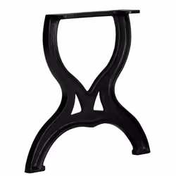 vidaXL 2x Coffee Table Legs X-Frame Cast Iron Desk Support Feet Accessories - Additional view 2