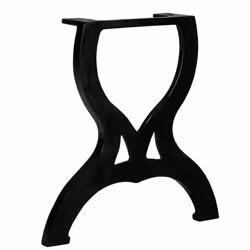 vidaXL 2x Coffee Table Legs X-Frame Cast Iron Desk Support Feet Accessories - Additional view 3