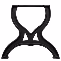 vidaXL 2x Coffee Table Legs X-Frame Cast Iron Desk Support Feet Accessories - Additional view 4