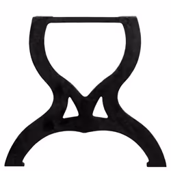 vidaXL 2x Coffee Table Legs X-Frame Cast Iron Desk Support Feet Accessories - Additional view 5