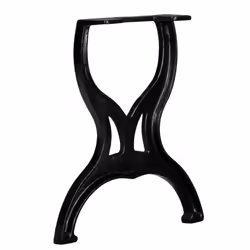 vidaXL 2x Bench Legs X-Frame Cast Iron Side Table Seat Support Feet Accessory - Additional view 2