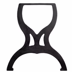 vidaXL 2x Bench Legs X-Frame Cast Iron Side Table Seat Support Feet Accessory - Additional view 5