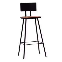 vidaXL Bar Chairs Kitchen Seat Counter Stool Multicolour Solid Reclaimed Wood - 4 pcs - Additional view 10