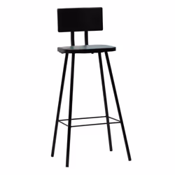 vidaXL Bar Chairs Kitchen Seat Counter Stool Multicolour Solid Reclaimed Wood - 4 pcs - Additional view 9