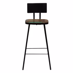 vidaXL Bar Set Kitchen Dining Table and Chair Multicolour Solid Reclaimed Wood - 5 piece - Additional view 8