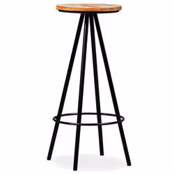 vidaXL Bar Stools Breakfast Kitchen Dining Room Counter Chair Bistro Chair - 2 pcs - Additional view 7