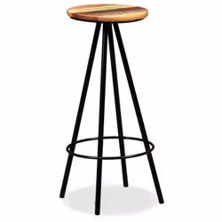 vidaXL Bar Stools Breakfast Kitchen Dining Room Counter Chair Bistro Chair - 2 pcs - Additional view 9