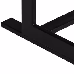 vidaXL Solid Mango Wood and Steel 2-Seater Bench 102x55x83cm Entryway Seat - Additional view 7