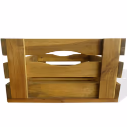 vidaXL Solid Acacia Wood 2 Piece Apple Crate Set Fruit Garden Storage Box - Additional view 6