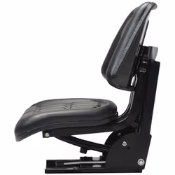 vidaXL Tractor Seat with Suspension Black Farming Machine Digger Dumper Part - Additional view 3