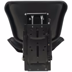 vidaXL Tractor Seat with Suspension Black Farming Machine Digger Dumper Part - Additional view 5