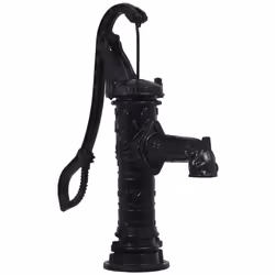 vidaXL Garden Hand Water Pump Cast Iron Well Farm Irrigation Outdoor Ornament