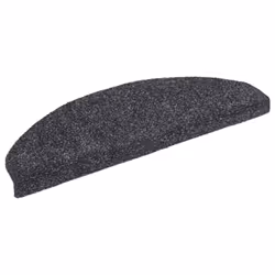vidaXL 15x Self-adhesive Stair Mats Needle Punch 65x21x4cm Dark Grey Rugs