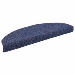 vidaXL 15x Self-adhesive Stair Mats Needle Punch 65x21x4cm Blue Tread Rugs