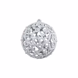 vidaXL Christmas Ball Set 100 Piece 3/4/6 cm Silver Tree Hanging Decoration - Additional view 7