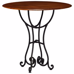 vidaXL Solid Wood Acacia Dining Table with Honey Finish 80x76 cm Wooden Table