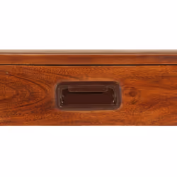 vidaXL Solid Wood Acacia Desk Honey Finish 110x50x76 cm Computer Writing Table - Additional view 5