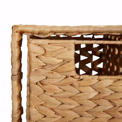 vidaXL Storage Unit with 5 Baskets 25.5x37x100cm Water Hyacinth Drawer Cabinet - Additional view 6