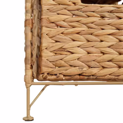 vidaXL Storage Unit with 6 Baskets 47x37x100cm Water Hyacinth Drawer Cabinet - Additional view 7