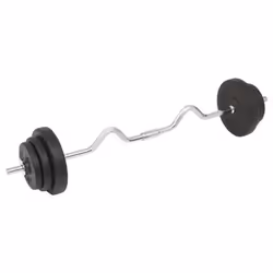 vidaXL Barbell and Dumbbell Set 30kg Free Weight Plate Disc Training Lifting