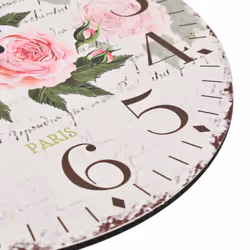 vidaXL Vintage Wall Clock Flower 30cm Home Office Living Room Analog Timer - Additional view 4