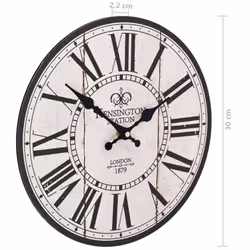 vidaXL Vintage Wall Clock London 30cm Home Office Living Room Analog Timer - Additional view 5