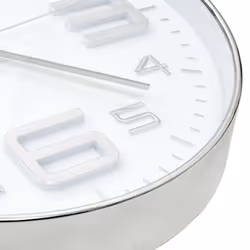 vidaXL Wall Clock 30cm Silver Home Office Living Room Timer Decoration Decor - Additional view 4