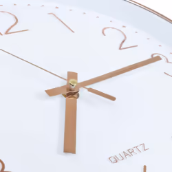 vidaXL Wall Clock 30cm Rose Gold Home Office Living Room Timer Decoration