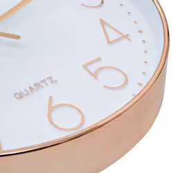 vidaXL Wall Clock 30cm Rose Gold Home Office Living Room Timer Decoration - Additional view 4