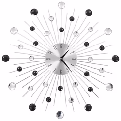 vidaXL Wall Clock with Quartz Movement Modern Design 50cm Analog Timer Décor