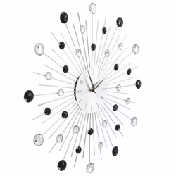 vidaXL Wall Clock with Quartz Movement Modern Design 50cm Analog Timer DÃ©cor