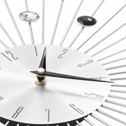 vidaXL Wall Clock with Quartz Movement Modern Design 50cm Analog Timer DÃ©cor