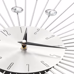 vidaXL Wall Clock with Quartz Movement Modern Design 50cm Home Timer Decor