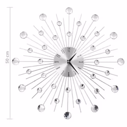 vidaXL Wall Clock with Quartz Movement Modern Design 50cm Home Timer Decor - Additional view 5
