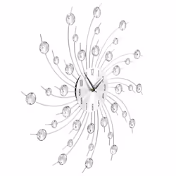 vidaXL Wall Clock with Quartz Movement Modern Design 50cm Home Timer Decor