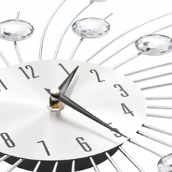 vidaXL Wall Clock with Quartz Movement Modern Design 50cm Home Timer Decor