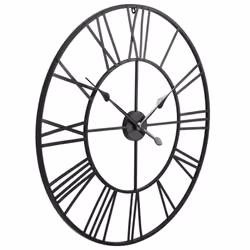 vidaXL Vintage Wall Clock with Quartz Movement Metal 80cm XXL Home Timer Decor