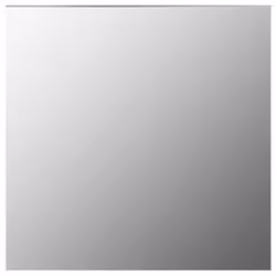 vidaXL Wall Mirror 50x50cm Square Glass Bedroom Vanity Makeup Dressing Decor