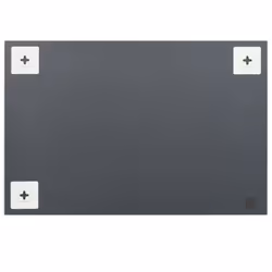 vidaXL Wall Mirror 60x40cm Rectangular Glass Vanity Makeup Dressing Decor