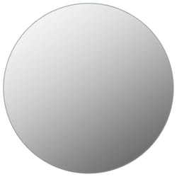 vidaXL Large Round Glass Bathroom Wall Mirror - 70cm