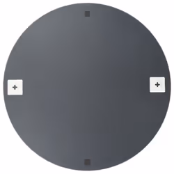 vidaXL Large Round Glass Bathroom Wall Mirror - 70cm