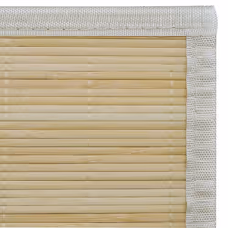 vidaXL Rug Bamboo 100x160cm Natural Office Living Room Flooring Carpet Mat - Additional view 4