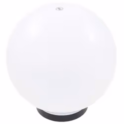 vidaXL 2x LED Bowl Lamps Spherical 25cm PMMA Outdoor Garden Lighting Fixture