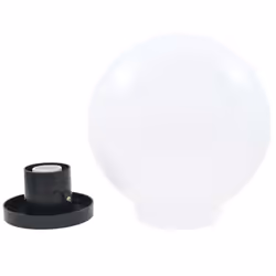 vidaXL 2x LED Bowl Lamps Spherical 25cm PMMA Outdoor Garden Lighting Fixture - Additional view 4