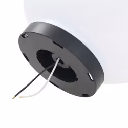 vidaXL 2x LED Bowl Lamps Spherical 25cm PMMA Outdoor Garden Lighting Fixture - Additional view 5